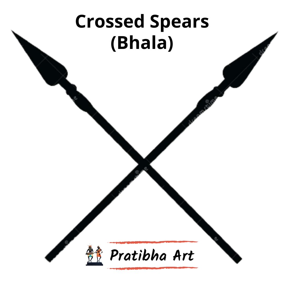 Crossed Spears (Bhala)