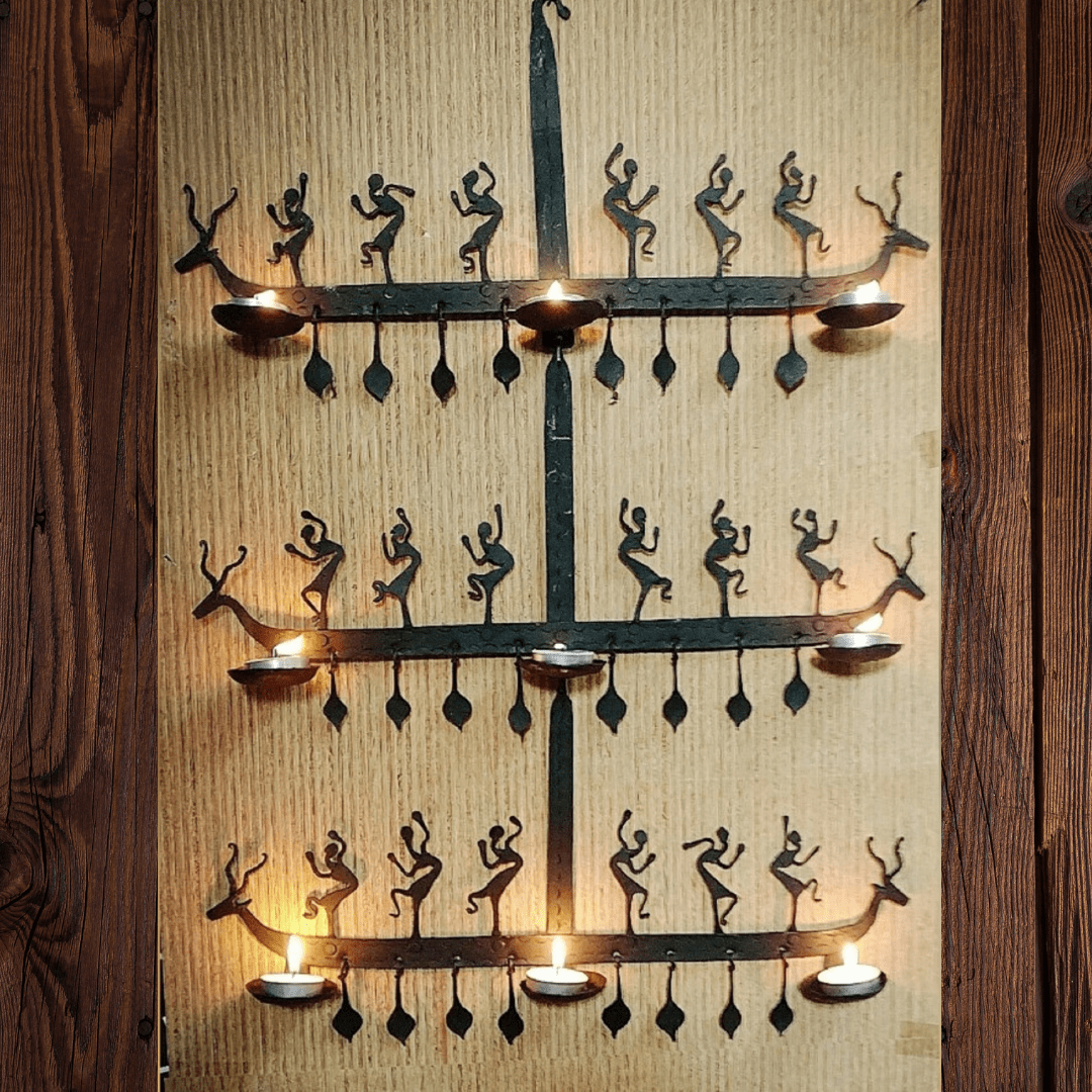 Hanging diya stand deals