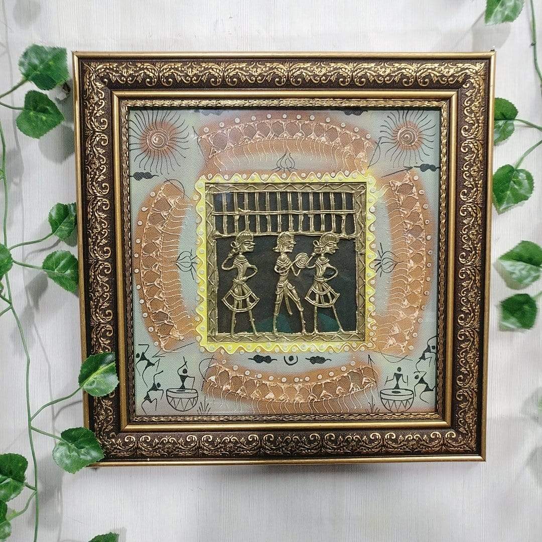 Frame: Bastar Art and Culture Brown Sheet