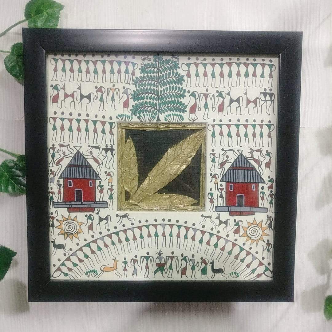 Frame: Bastar Art and Culture Brown Sheet Small