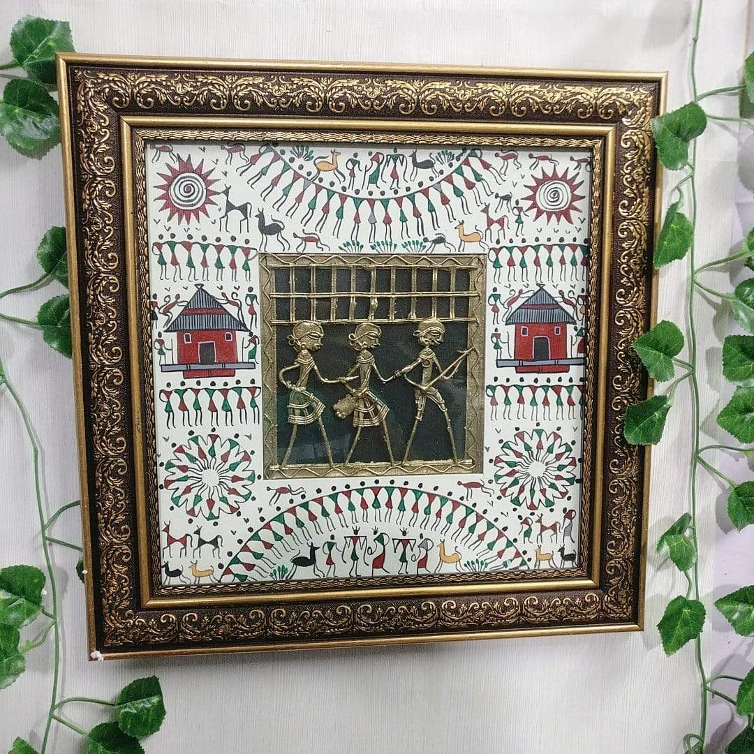Frame: Bastar Art and Culture White Sheet