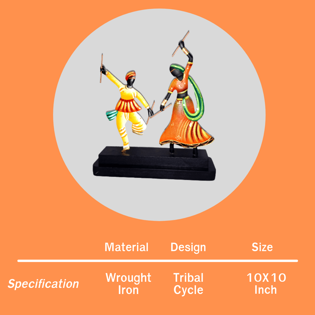 Pratibha Art Memento Couple Garba Rajsthani Folk Dance