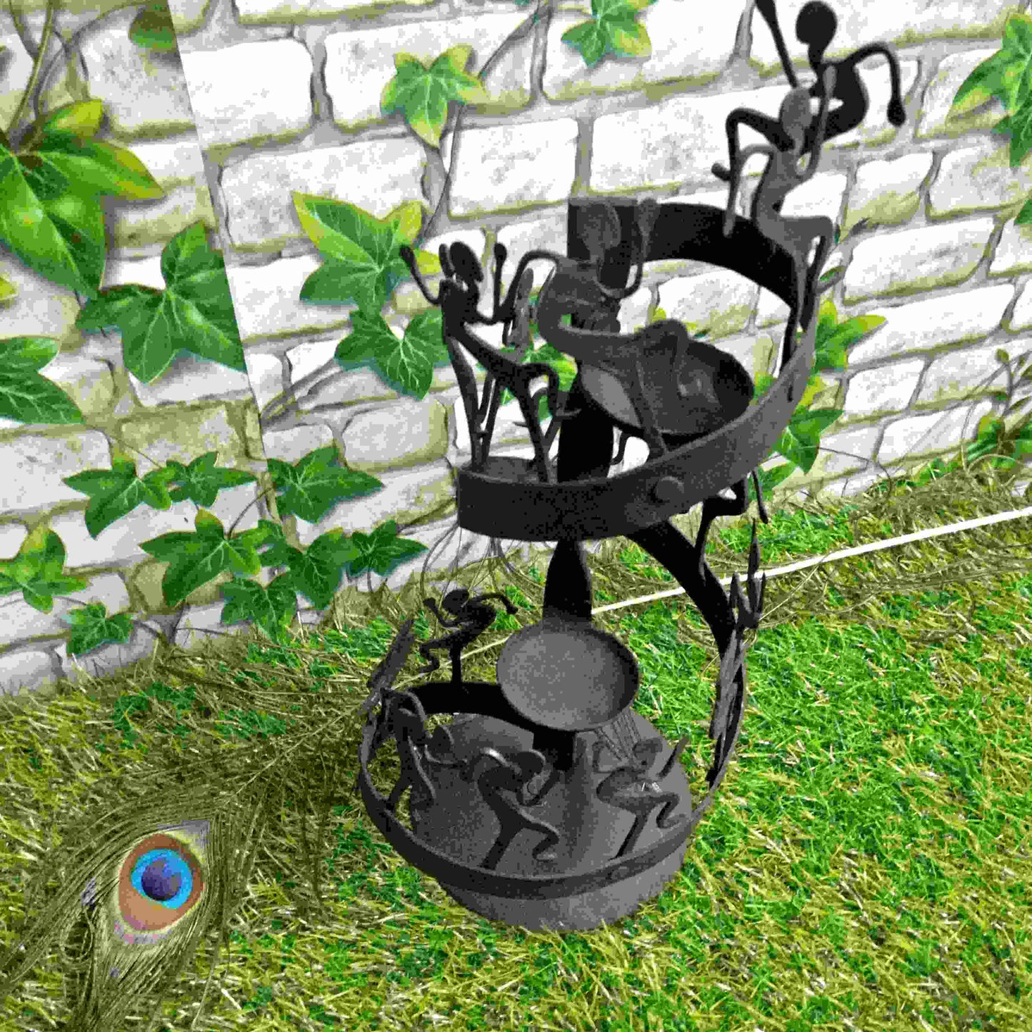 Pratibha Art Tea Light Stand Spiral Candle Stand