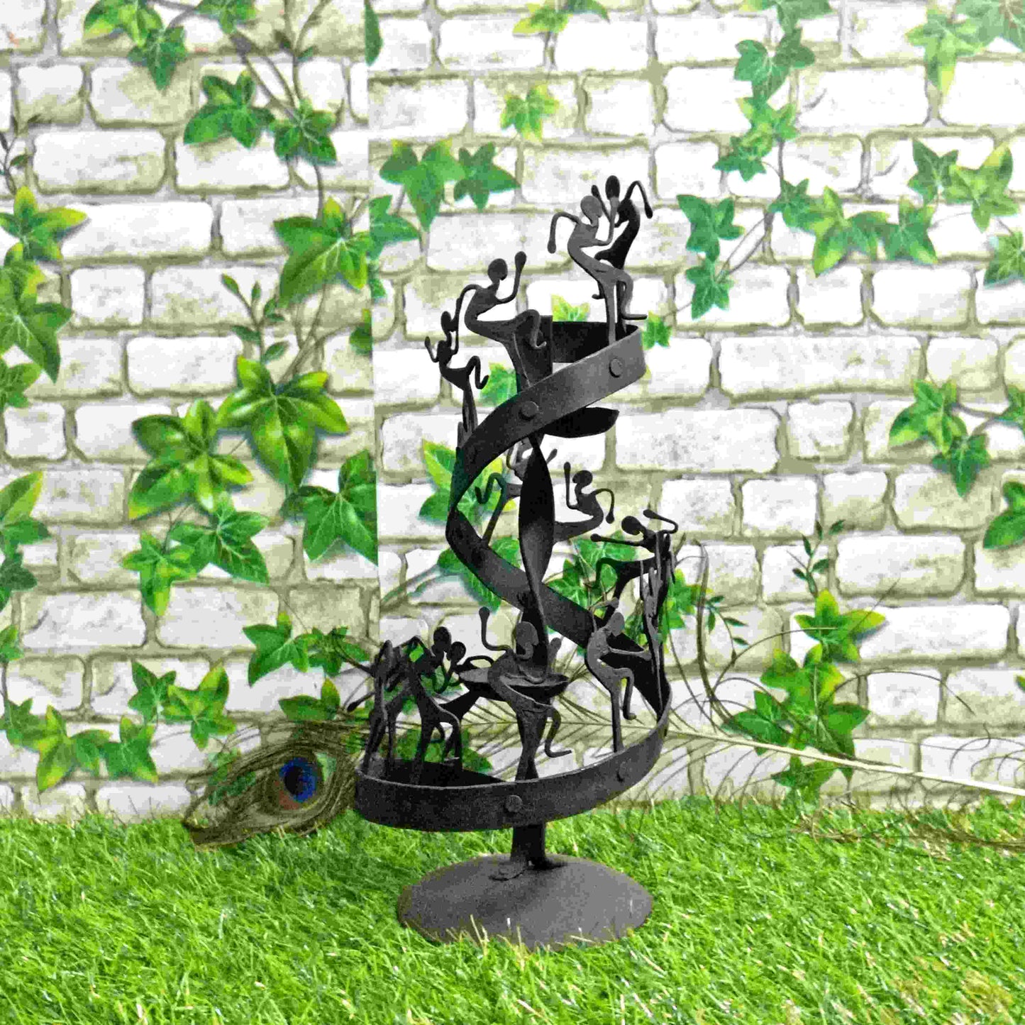 Pratibha Art Tea Light Stand Spiral Candle Stand