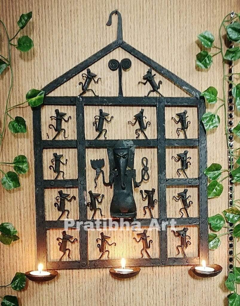 Ganesh Rat Wall Hanging Diya