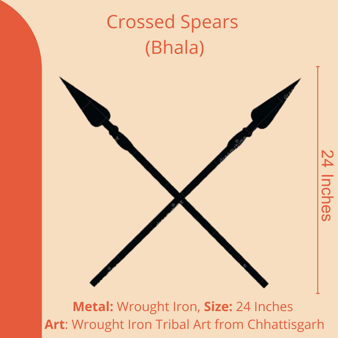 Crossed Spears (Bhala)