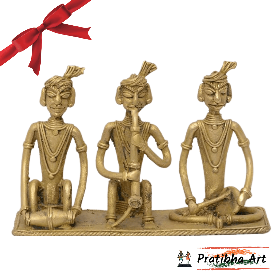 Pratibha Art Bastar Tribal Playing Instruments -1: 5" Bastar Tribal Playing Instrument - 1: 5"