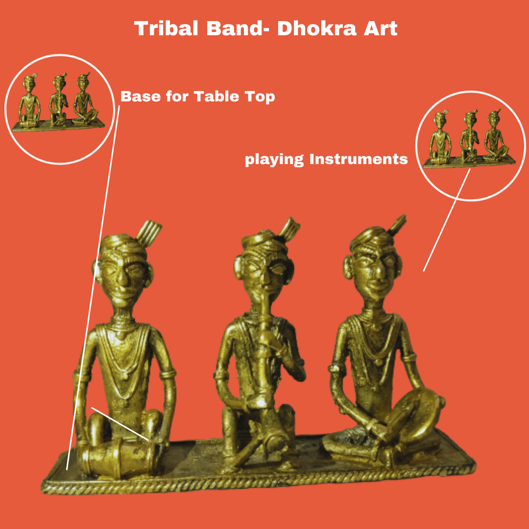 Pratibha Art Bastar Tribal Playing Instruments -1: 5" Bastar Tribal Playing Instrument - 1: 5"