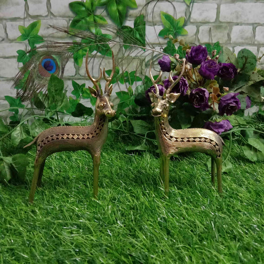 Pratibha Art Deer Pair Small Deer Pair