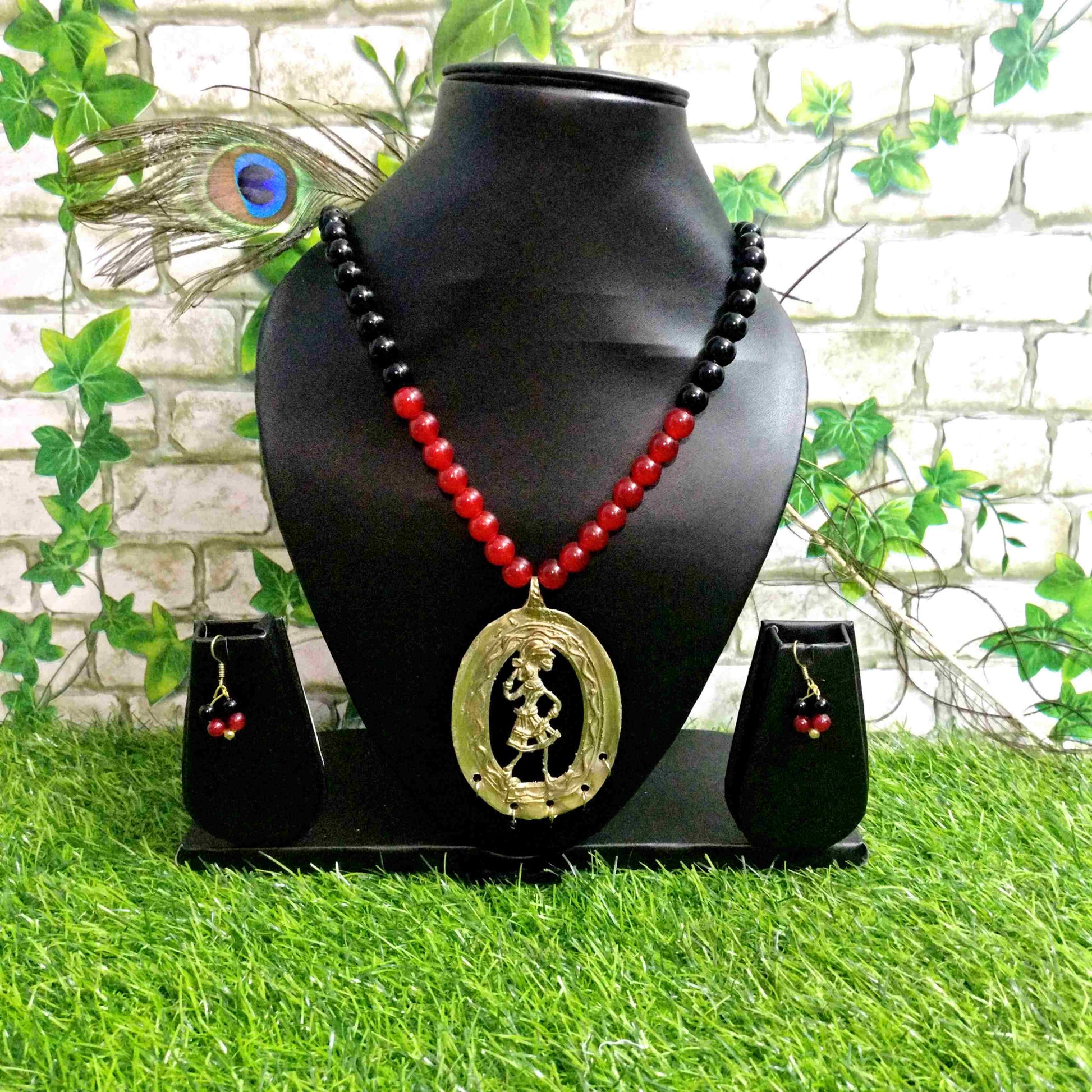 Pratibha Art Dhokra Jewellary Dhokra Art Jewelry- Tribal Lady