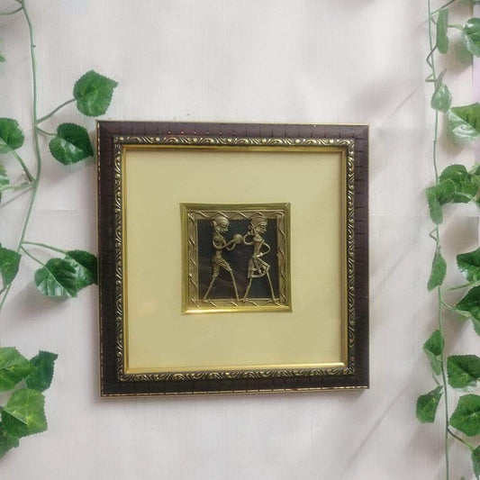 Frame: Bastar Art and Culture Brown Sheet Simple