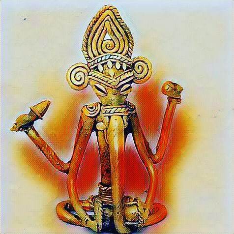 Pratibha Art Ganesha 5" Bastar Art - Ganesha: 5"