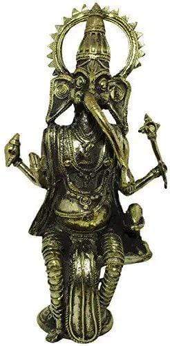 Pratibha Art Ganesha 9" Bastar Art - Ganesha: 9"
