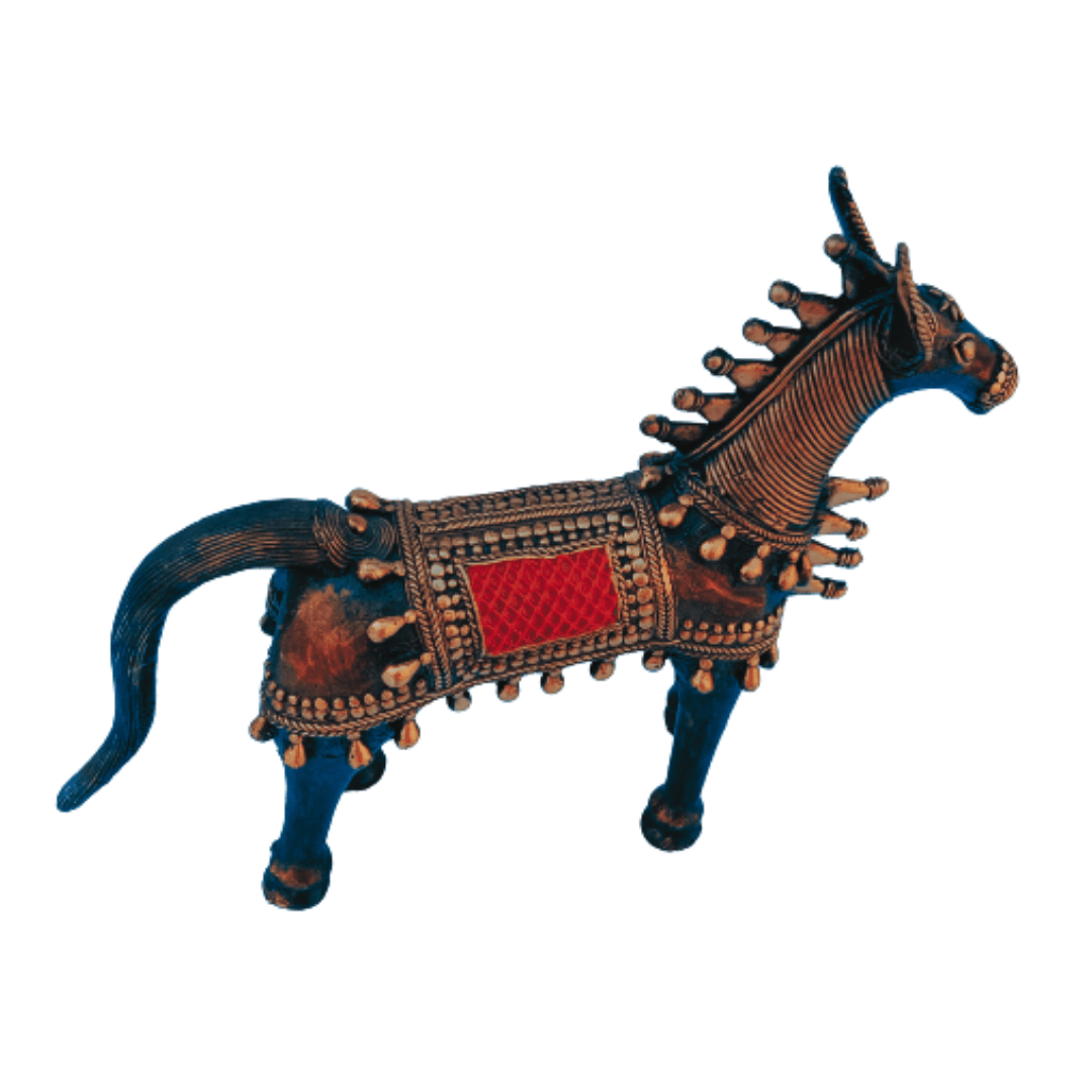 Pratibha Art Horse: 11"*10" Bastar Art - Horse: 11"*10"
