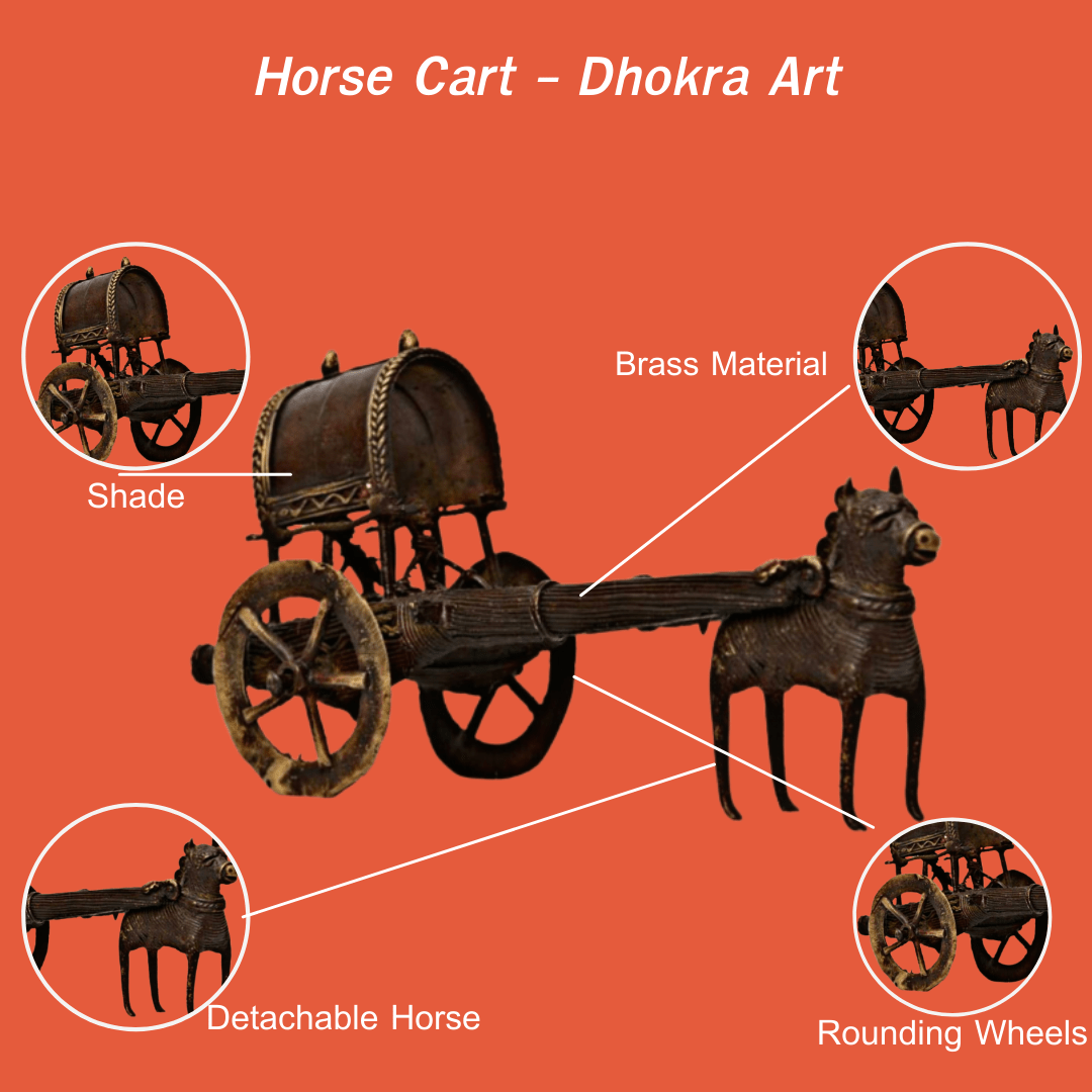 Pratibha Art Horse Cart Horse Cart