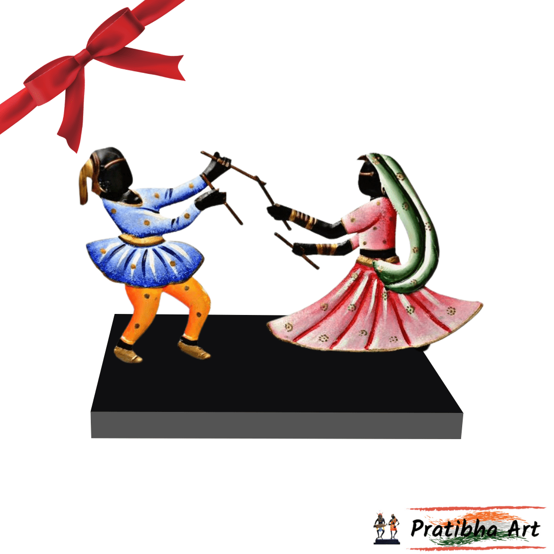Pratibha Art Memento Couple Garba Dandiya Dance