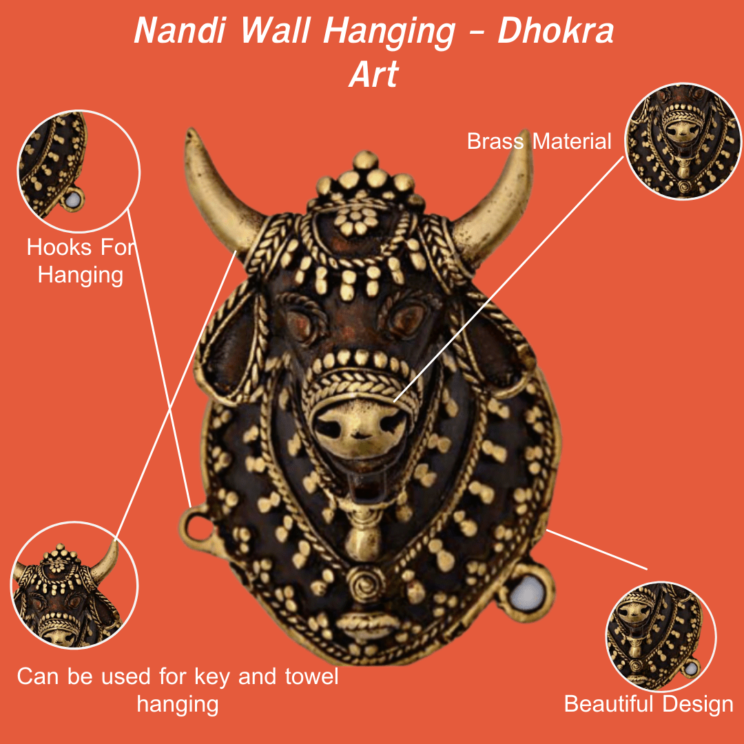 Pratibha Art Nandi Wall Hanging Nandi Wall Hanging