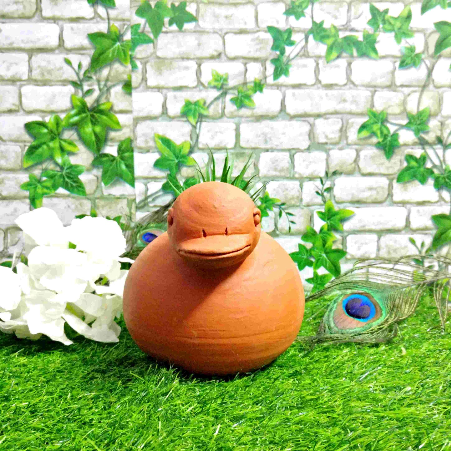 Pratibha Art Terracotta Pot Duck Pot