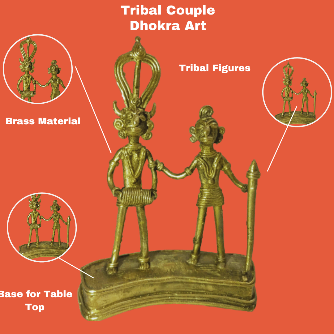 Pratibha Art Tribal 6.5" Bastar Art-Tribal: 6.5"