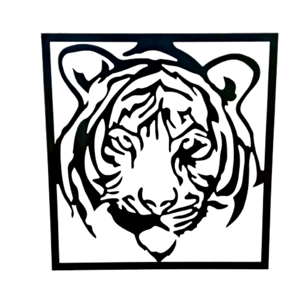 Pratibha Art Wall Art Tiger Face