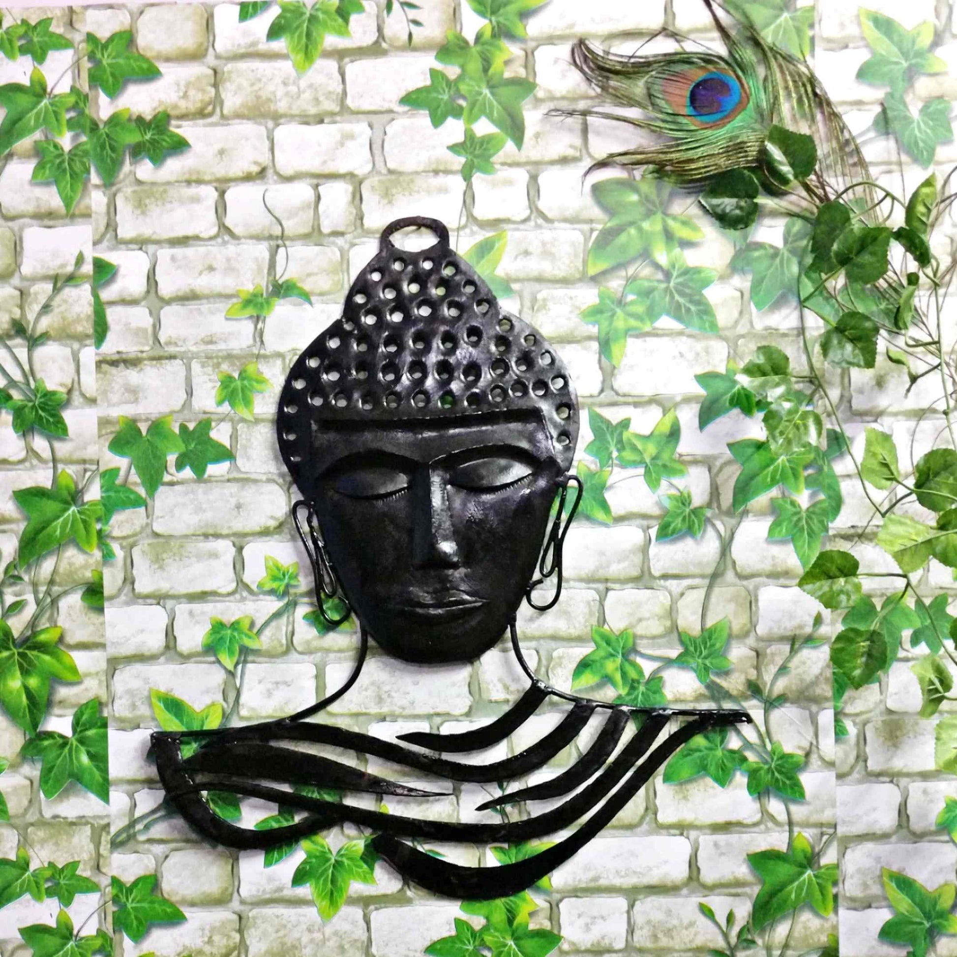 Pratibha Art Wrought Iron Buddha Buddha