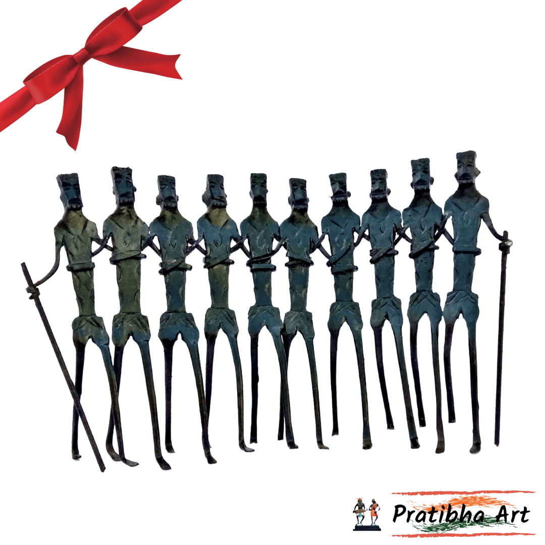 Pratibha Art Wrought Iron Goti AAdmi Goti Aadmi