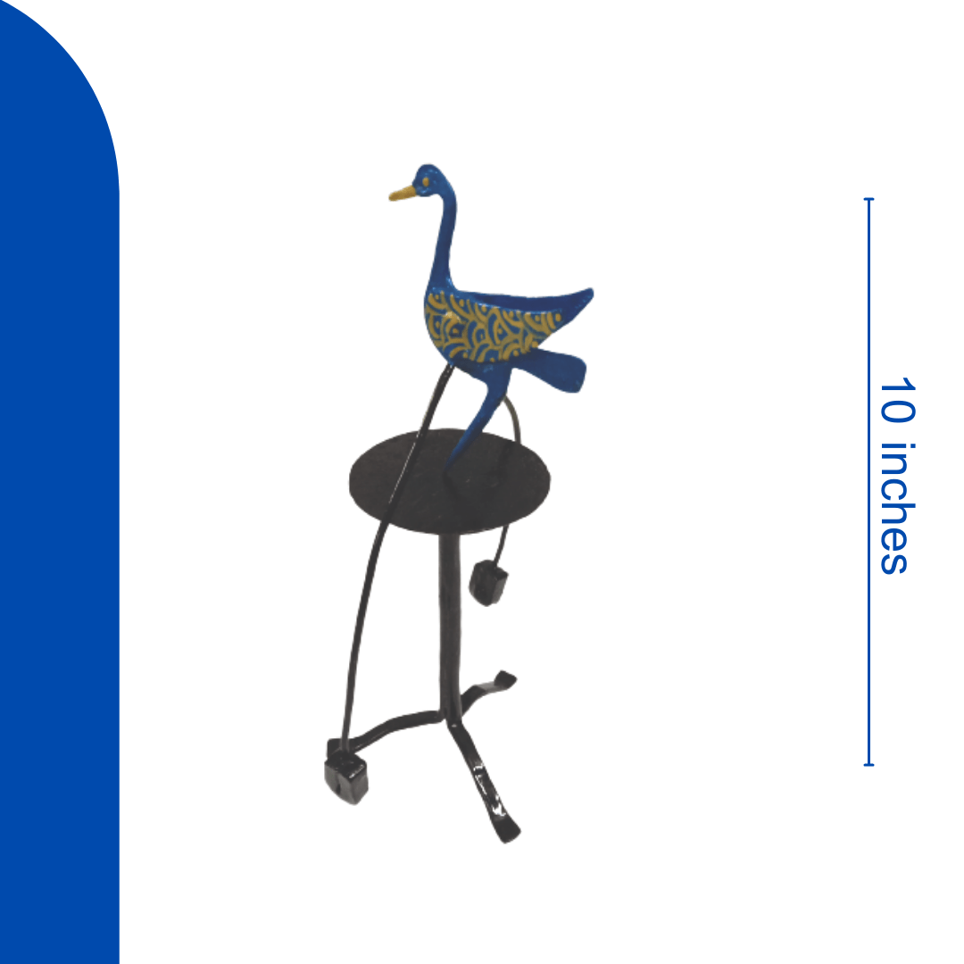 Pratibha Art Wrought Iron Kerala Boat Peacock Balancing